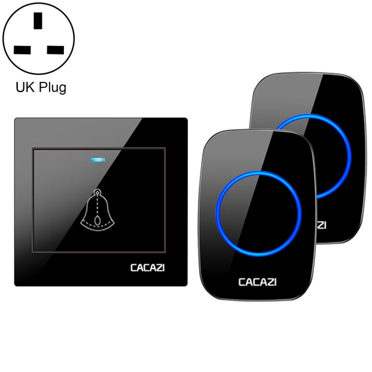 CACAZI H10 1 For 2 Home Wireless Music Doorbell without Battery CACAZI H10 1 For 2 Home Wireless Music Doorbell without Battery
